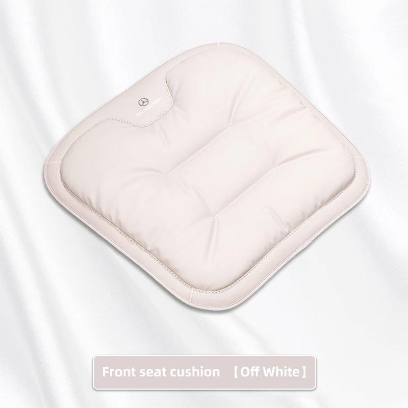FIQ4 Hot 2025 Car Seat Cushion Cover Breathable Leather Protector Mat For Mercedes Benz AMG W203 W206 W220 W205 W211 W212 W201 W210 W