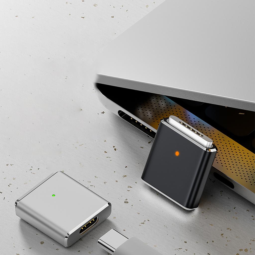 Тип C - Mag 3 100 Вт прямой разъем адаптера быстрой зарядки портативный конвертер для Book Air 15in M2Chip 2023