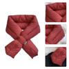 Fashionable Women's Down Scarf Lightweight Padded Puffer Scarves Wrap Neck Warmer for Commuting and Outdoor Activity