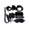 BDSM Restraint Sets, Female Sex Toys Handcuffs, Gags, Blindfolds, Whips, Restraint Straps, Nipple Clamps Adult Game Accessories,