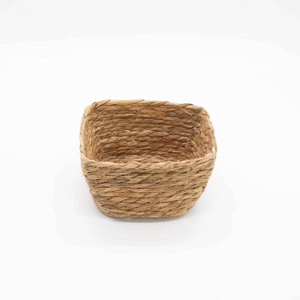 Seagrass Square Baskets – Natural – Set of 3