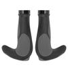 22.2mm Mountain Bicycle Ox Horn Handbar Bilateral Locking Durable Rubber Handle Grips