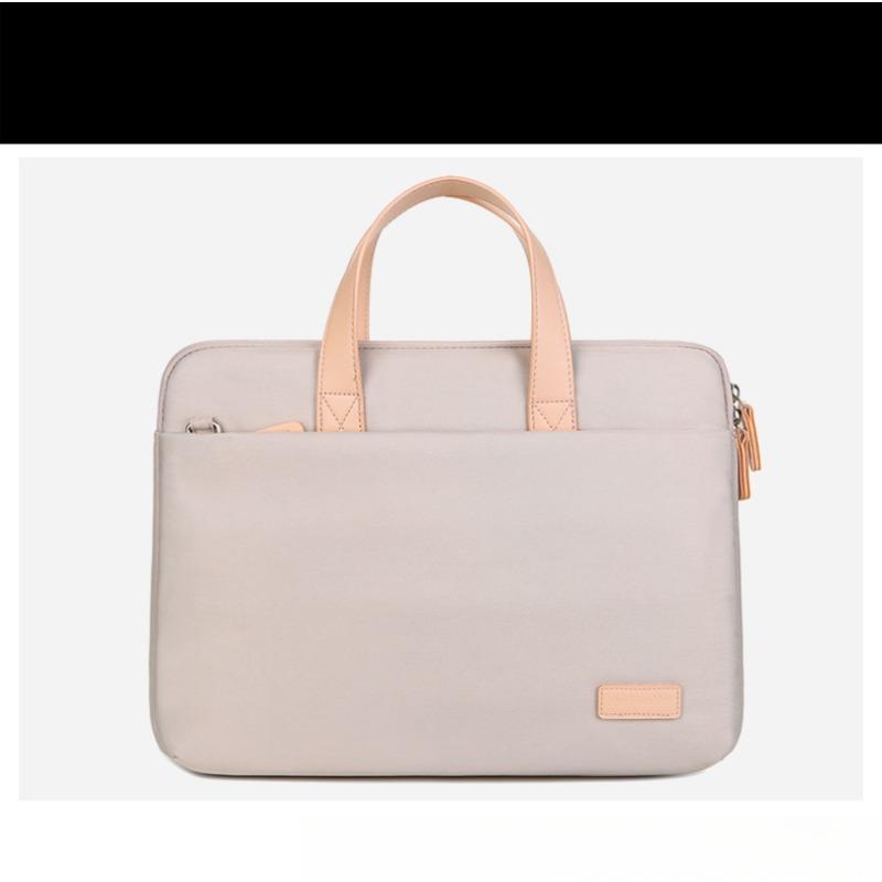 Computer Bag Briefcase Girl One Shoulder Cute Business Commuter Waterproof Wear-resistant Handbag