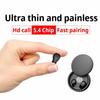 2024 Ultra Mini Invisible Sleep Wireless Earphone Small Earbuds Noise Cancelling Hidden Sport Game Headphones HD HIFI Bass Sound Headset Sliding