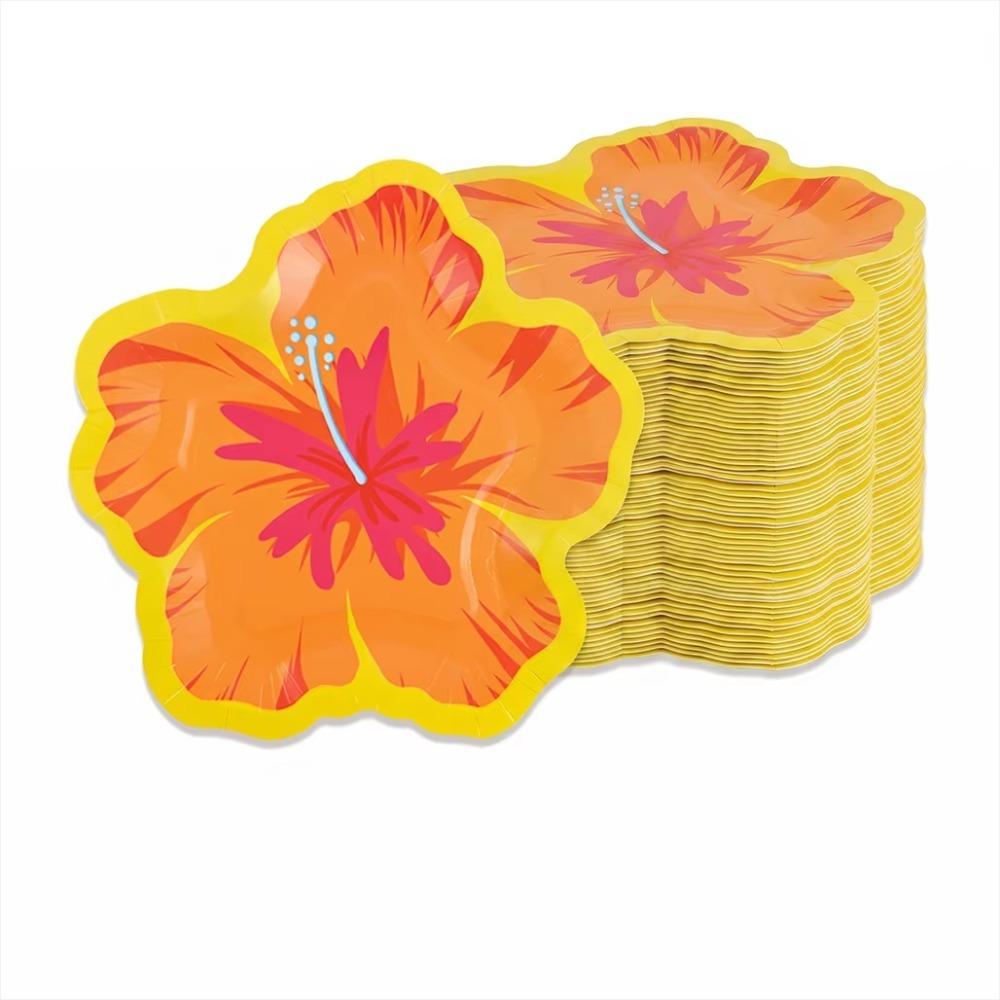 20PCS Colorful Disposable Party Plate Paper Cake Paper Plates Dinner Gathering