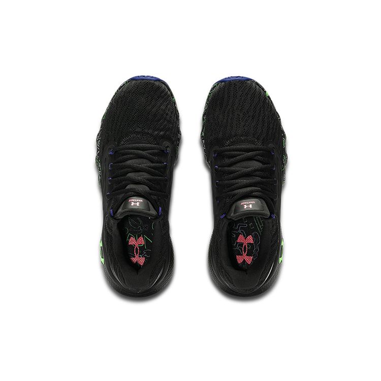 Under Armour Charged Vantage Fun Низкие Повседневные Кроссовки для Бега Женские кроссовки Черные 3026453-001