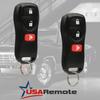 Key Fob Keyless Entry Remote fits Frontier Armada Murano 2-Pack Black