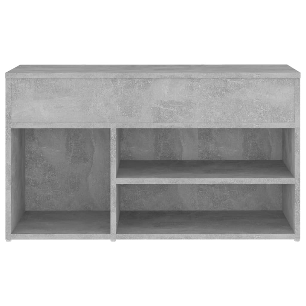 Vidaxl Скамейка С Местом Для Обуви, Цвет Бетонно-Серый, 80X30X45 См