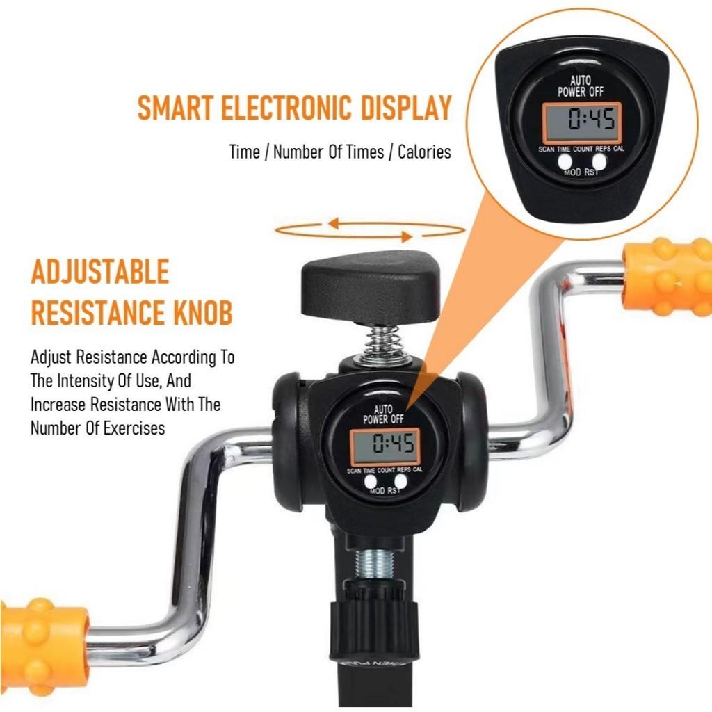 Домашний складной фитнес-велотренажер 4 в 1 для реабилитации верхних и нижних конечностей, педальный тренажер