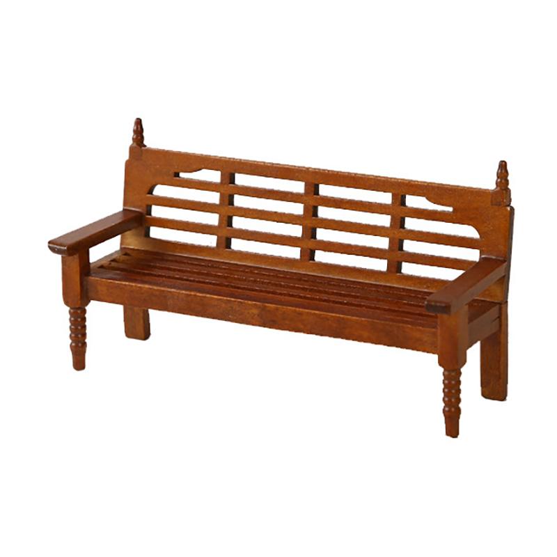 Кукольный домик Мультяшные украшения для скамейки Реквизиты для кукольного домика Мини Деревянные украшения для скамеек