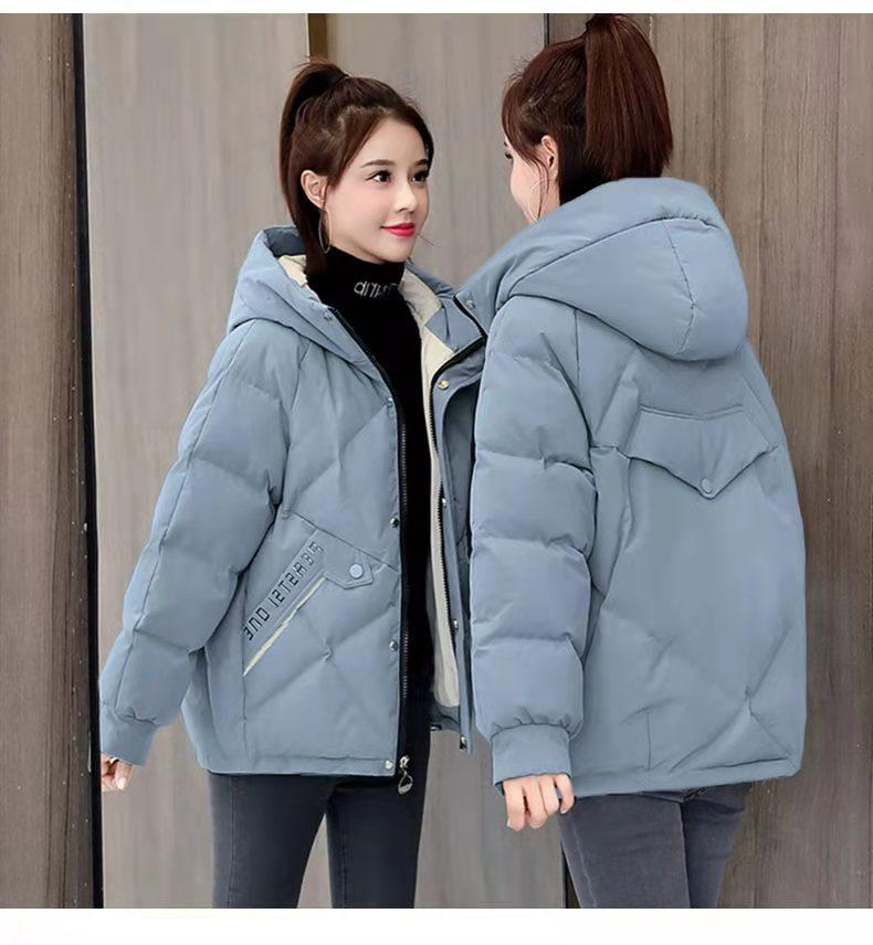 Winter Women's Short Padded Jacket Ladies Fashion Bread Coat Slim Padded Jacket