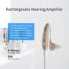 G Cross-Border 25 Беспроводной заушный слуховой аппарат: USB-регулируемый, шумоподавляющий, длительное время работы от аккумулятора, идеально подходит для пожилых людей с потерей слуха.