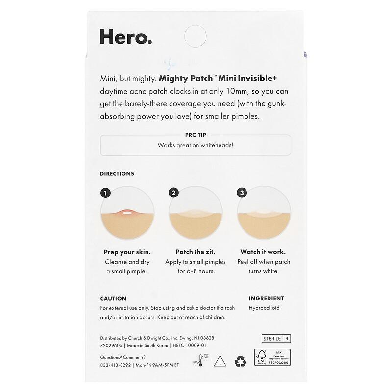 Mighty Patch™, Mini Invisible+, 30 Hydrocolloid Mini Patches