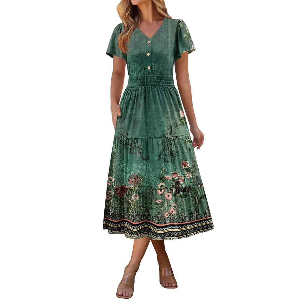 Женское летнее модное повседневное платье