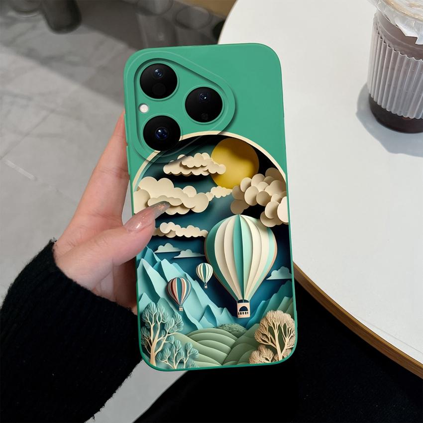 Красивый чехол для телефона с бабочками и цветами для Huawei Pura 80 Pro Plus Honor X7d X9d X20 V40, крышка из жидкого силикона, противоскользящая оболочка для Huawei Capa