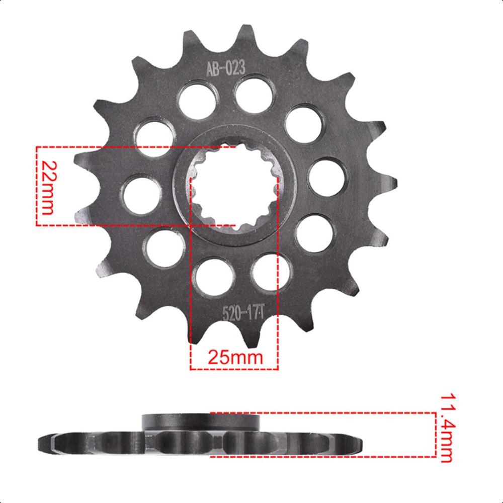 520 17T 520-45T Motorcycle Front Rear Sprocket Gear Wheel Cam for K*TM 620 EGS-E Adventurer 1998