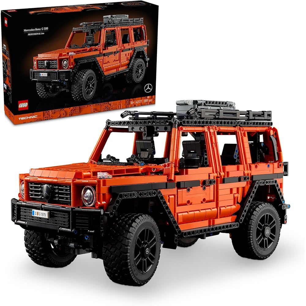 LEGO Technic Mercedes-Benz G 500 Professional Toy Building Block Set for Kids and Adults Vehicle Model 42177