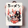 Ramen Monsters Yokai Anime Metal Poster Home Decor Customizable Metal Tin Signs for Home Room Wall Art Bedroom Decoration Retro
