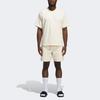 Adidas Originals Trefoil Pharrell Williams Basics Casual Short Sleeve T-Shirt Men Tops Cream GH4390