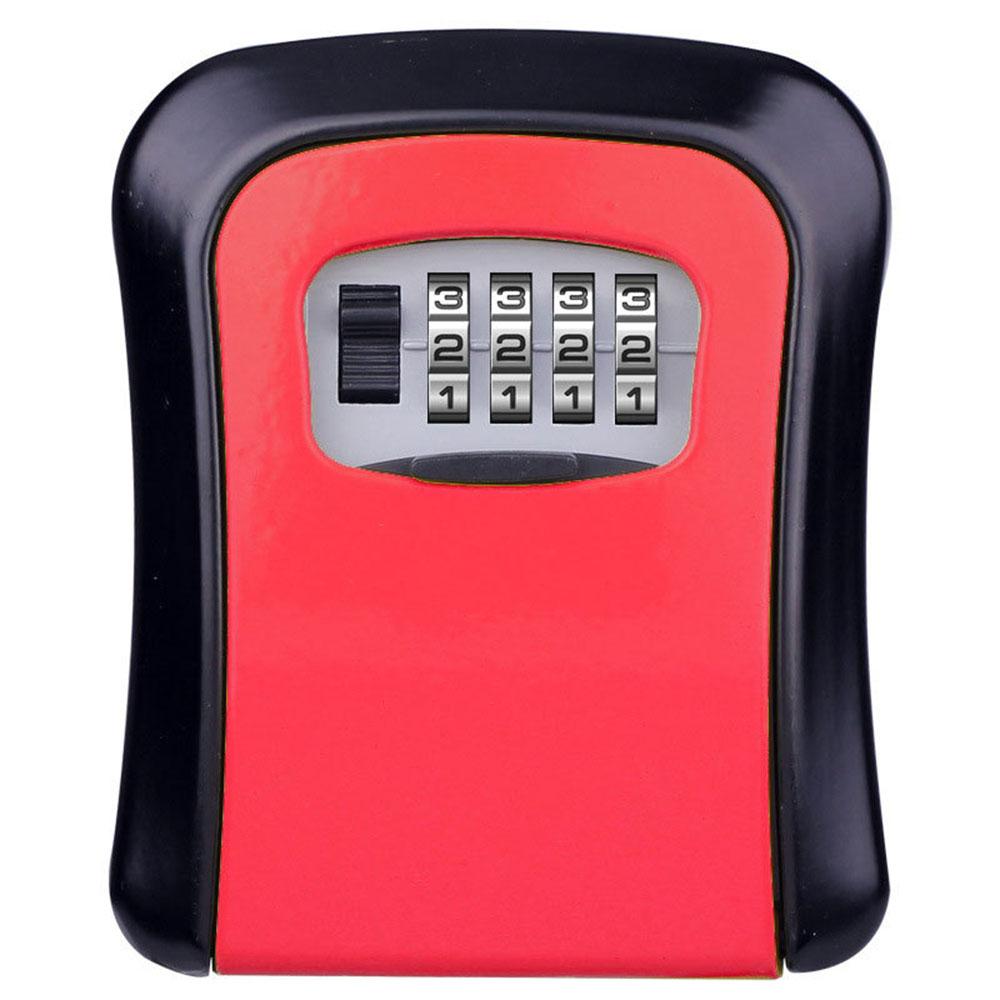 4-Digit Wall Mounted Combination Key Box - Outdoor Safe Key Storage