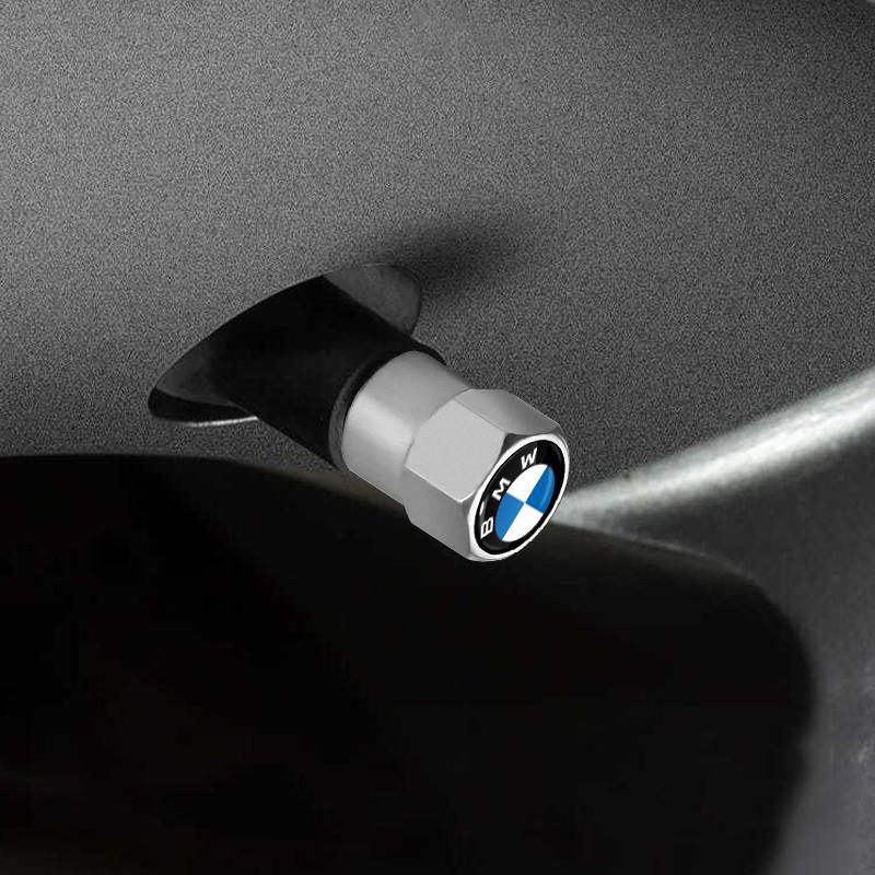 4Pcs Car Wheel Tire Metal Valve Stem Cover Dustproof Cap Accessories For BMW E90 E34 E36 E39 E53 E60 F10 F30 F15 G05 F16 G06 G07 X1 X5 X3 X6 M3 M5 M6