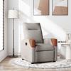Relaxation Armchair Taupe Fabric