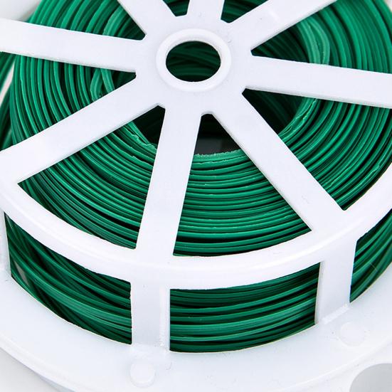 Цветочная скрутка Высокая прочность Огнестойкая Железная проволока Садовые кабельные стяжки Лента-петля для силового провода для дома KTY