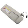 Windscreen Accessory Gray Plastic Front Right Sunvisor with Mirror Compatible with Multiple Models from 2013 to 2025