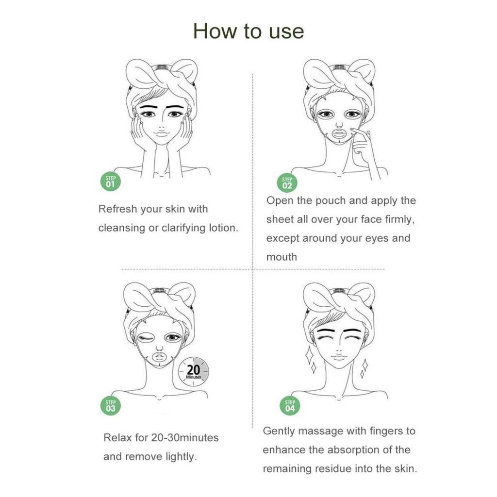 Skin1004 Zombie Pack 8PCS SET ( Special Facial Mask- Pore Tightening & Elasticity & Power Lifting )