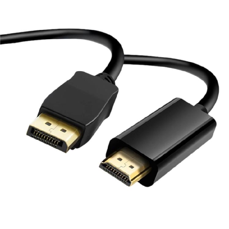 Кабель-конвертер, совместимый с HDTV, 4K60 Гц, с позолоченными разъемами, прочный, штекеры, для подключения ПК, ноутбука к HDTV