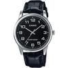 Мужские аналоговые кварцевые часы CASIO MTP-V001L-1B, Без косметической коробки, Простая упаковка, Серебристый x ...