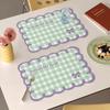 New Dopamine Placemats Anti-slip Water-Absorbing Table Mat Heat Insulation Oil-Absorbing Coaster Table Decoration Accessories