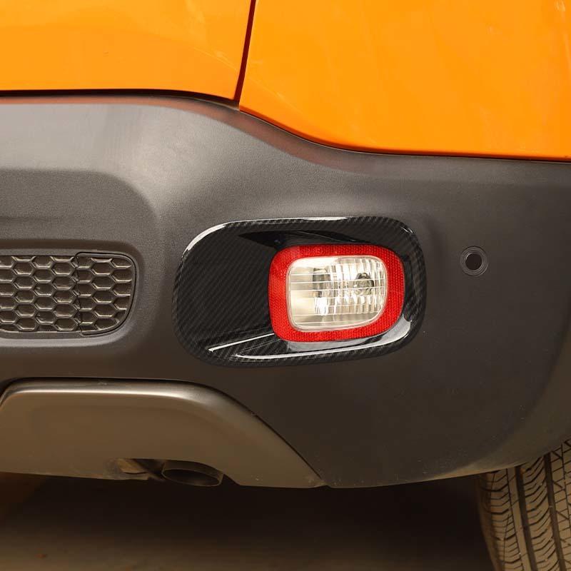 Задние противотуманные фары, корпус фары, ABS, украшение для Jeep Renegade 2016 года, внешние аксессуары, ABS-пластик