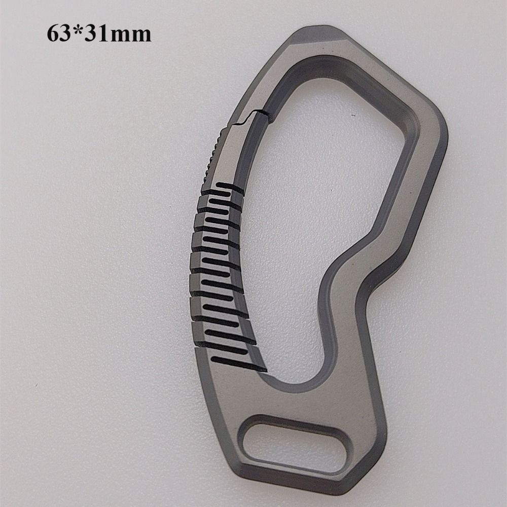 Титановый сплав брелоки супер легкие брелки пряжка кулон мужской креативный подарок