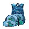 School Bags Child School Backpacks For Teenager Girls Boys Cartoon Dinosaur Anime Backpack Lunch Box With Pencil Case