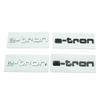 e-tron tail badge car stickers for S new pure electric rear trunk modification label displacement sign logo car accessories