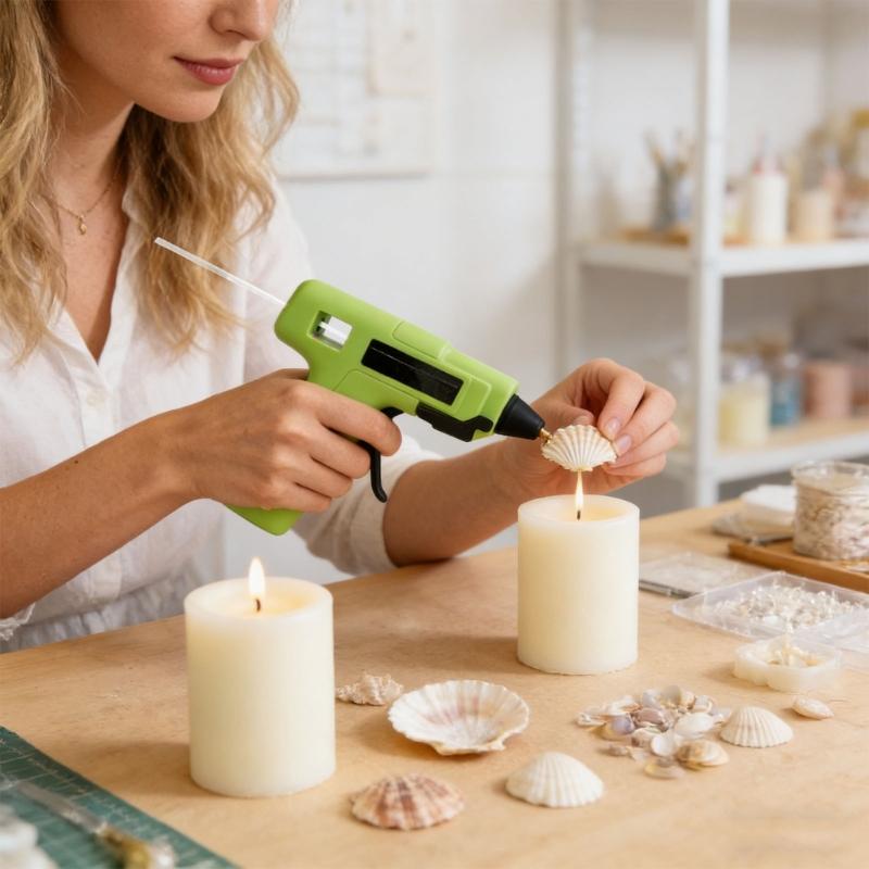 Rechargeable Hot Adhesive Device Thermal Adhesive Tool Features Ergonomic Handle 20Sticks For Artistic Creation Hot Melt Device