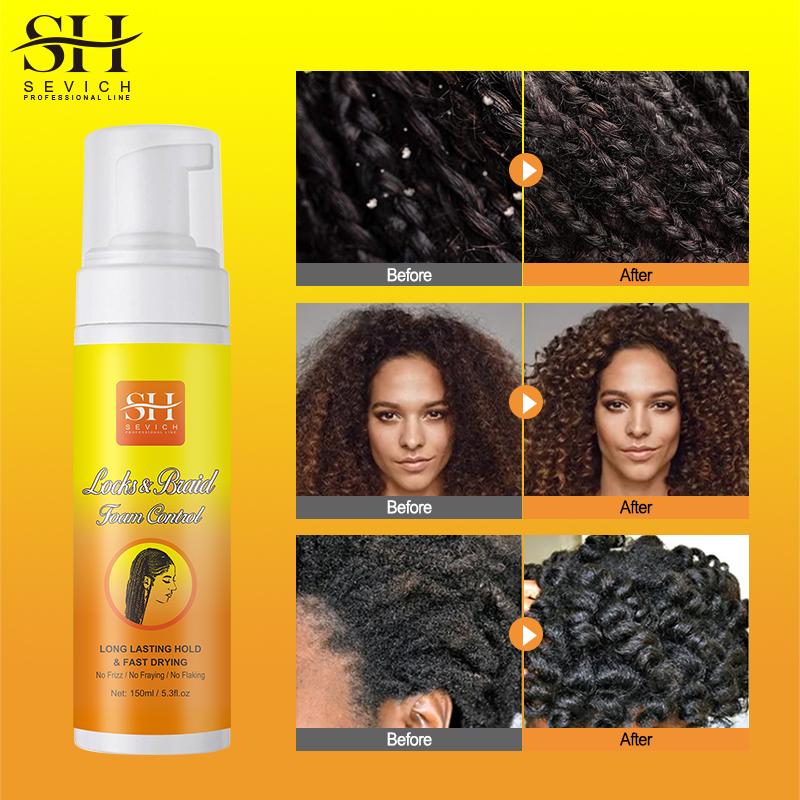 SEVICH 150 мл пена для волос мусс для укладки волос вьющиеся волосы Увлажняющий мусс для укладки волос пена для укладки волос крем-расслабляющее масло для парика