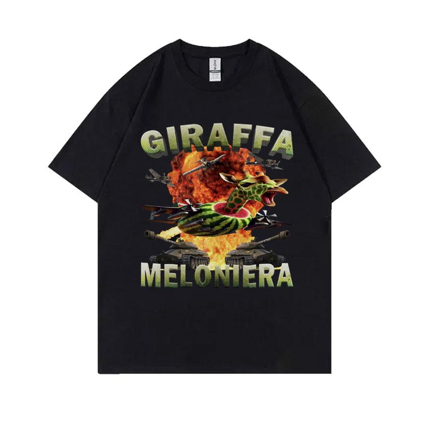 Italian Brainrot Funny Meme T-shirt Brr Brr Patapim Tralalero Tralala Bombardiro Crocodilo Tung Tung Tung Sahur Graphic T Shirts