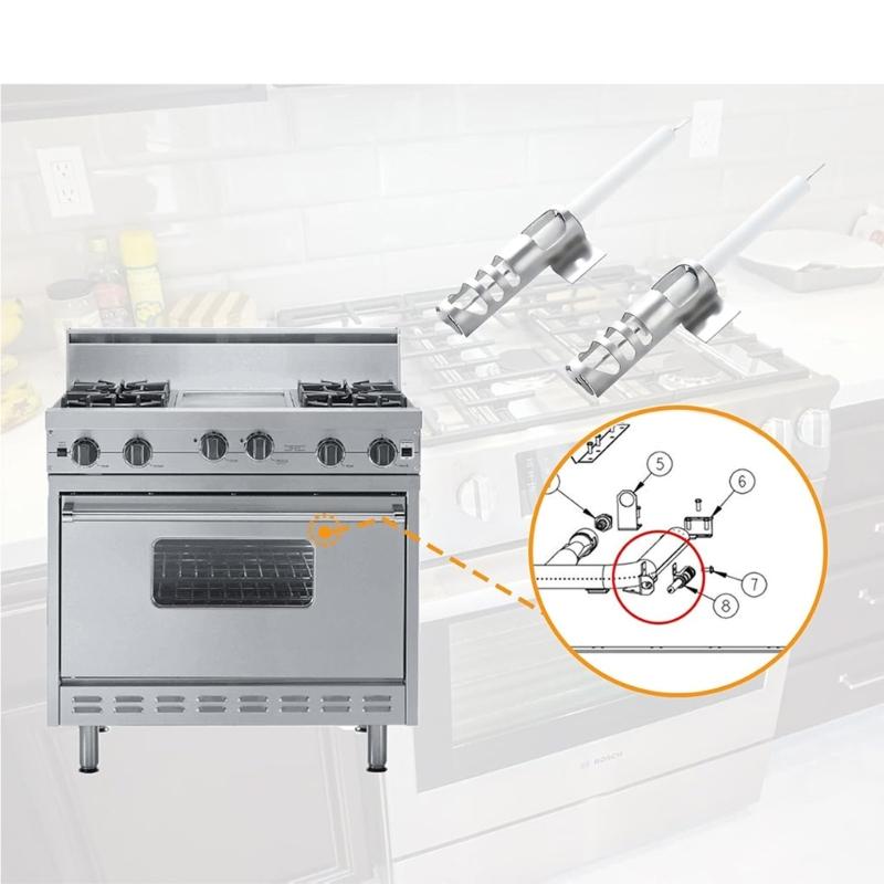 Универсальные высокоэффективные газовые плиты Зажигалки Замена PB040170 Зажигалки для горелок Электрод искрового зажигания Простые в использовании