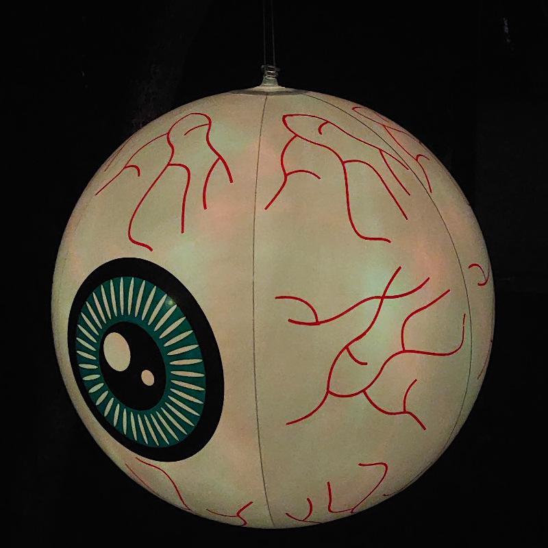 Надувной светящийся глаз на Хэллоуин - Меняющий цвет реквизит для двора