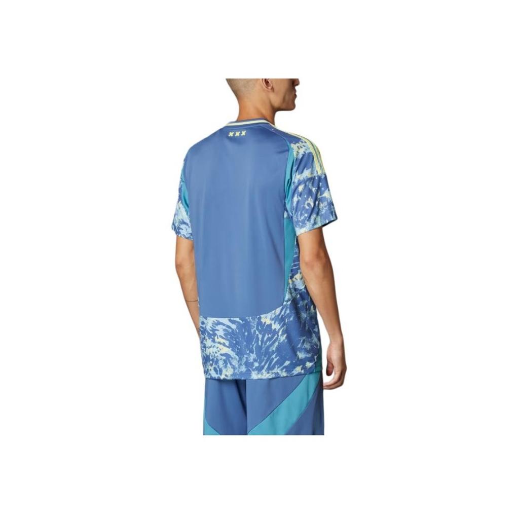 Adidas Ajax Amsterdam 24/25 Away Jersey With Alphanumeric Print Men Tops Blue IT6162