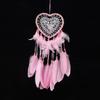 LED Light-Up Dreamcatcher - Hollow Heart Wedding Pendant, Nordic Christmas Tree Decor
