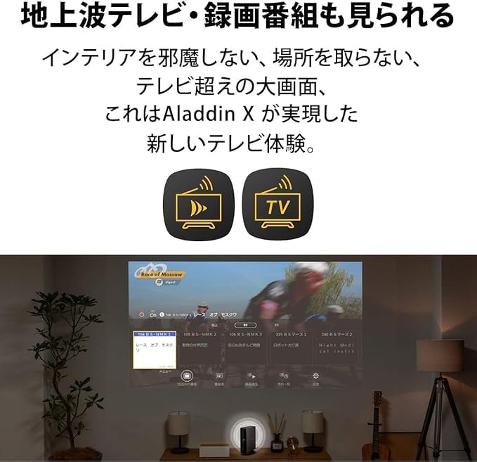 Aladdin X2 Light Recommended TV Tuner Set Aladdin X 2 Light Projector 700 ANSI Lumens Short Focus LED Ceiling Light Speaker Full HD Ceiling Light Home