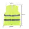 Аварийный ремонт автомобиля Светоотражающий жилет для автомобиля Защитный жилет Высокая видимость Неоновый светоотражающий пояс 360 градусов