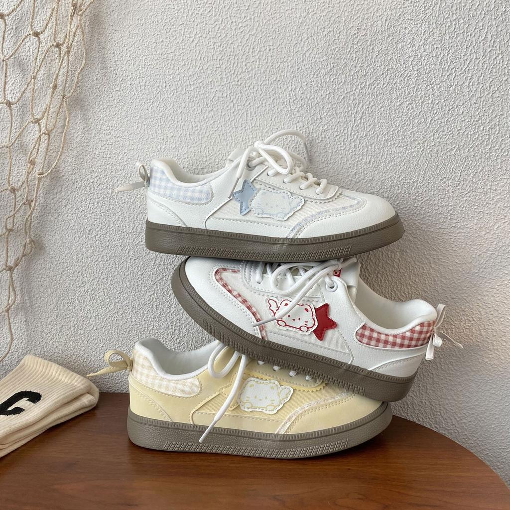 Ретро нишевые моральные тренировочные кроссовки в гонконгском стиле женские новые дышащие повседневные кеды дофамин