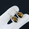 Серьги с драгоценными камнями «Тигровый глаз», серьги из стерлингового серебра 925 пробы «Тигровый глаз», ювелирные изделия ручной работы, богемные серьги, подарки для женщин, женские серьги