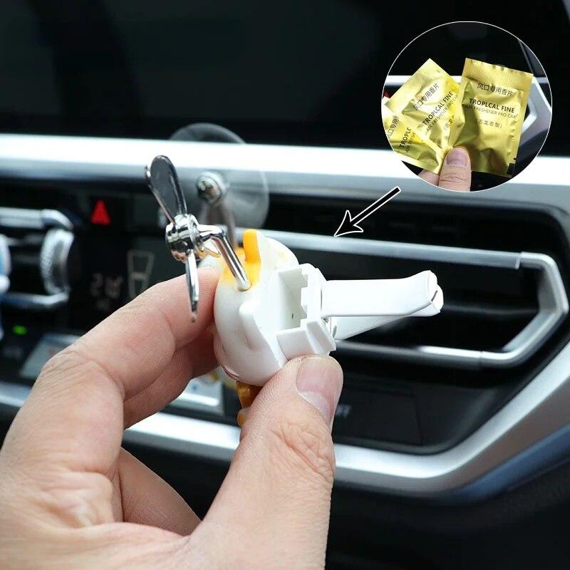 Lovely Cat Car Air Freshener Fragrance Diffuser Cute Animal Interior Accessories Car Air Conditioner Outlet Vent Perfume Clip