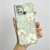 Phone Case For Realme 7I RMX2103 C17 Shockproof Case For Realme C17 Pretty Flowers Liquid Soft Silicone Back Cover Bumper Fundas