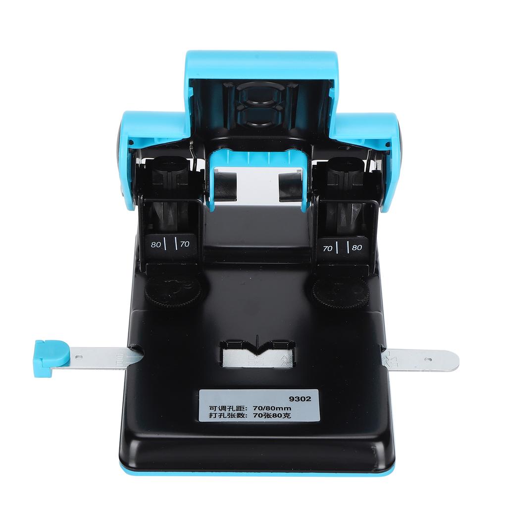 2 Hole Punch Puncher Paper Crafting Tool Adjustable 70 Sheet Capacity for Home and Office